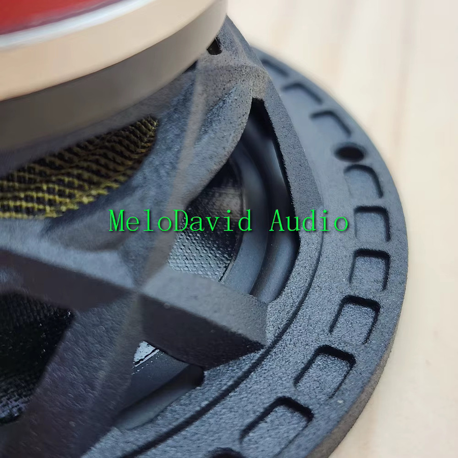 MeloDavid Black Pearl Studio 3,5 Zoll Ultra-Papierkegel-Lautsprecher Set in Schwarz, 2 Stück - Bild 4