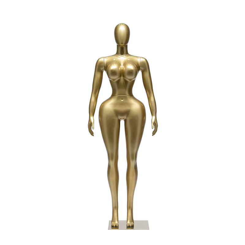 XMSJ Schaufensterpuppe Kleiderpuppe Gold, Ganzkörper-Modell, Große Größe - Bild 2