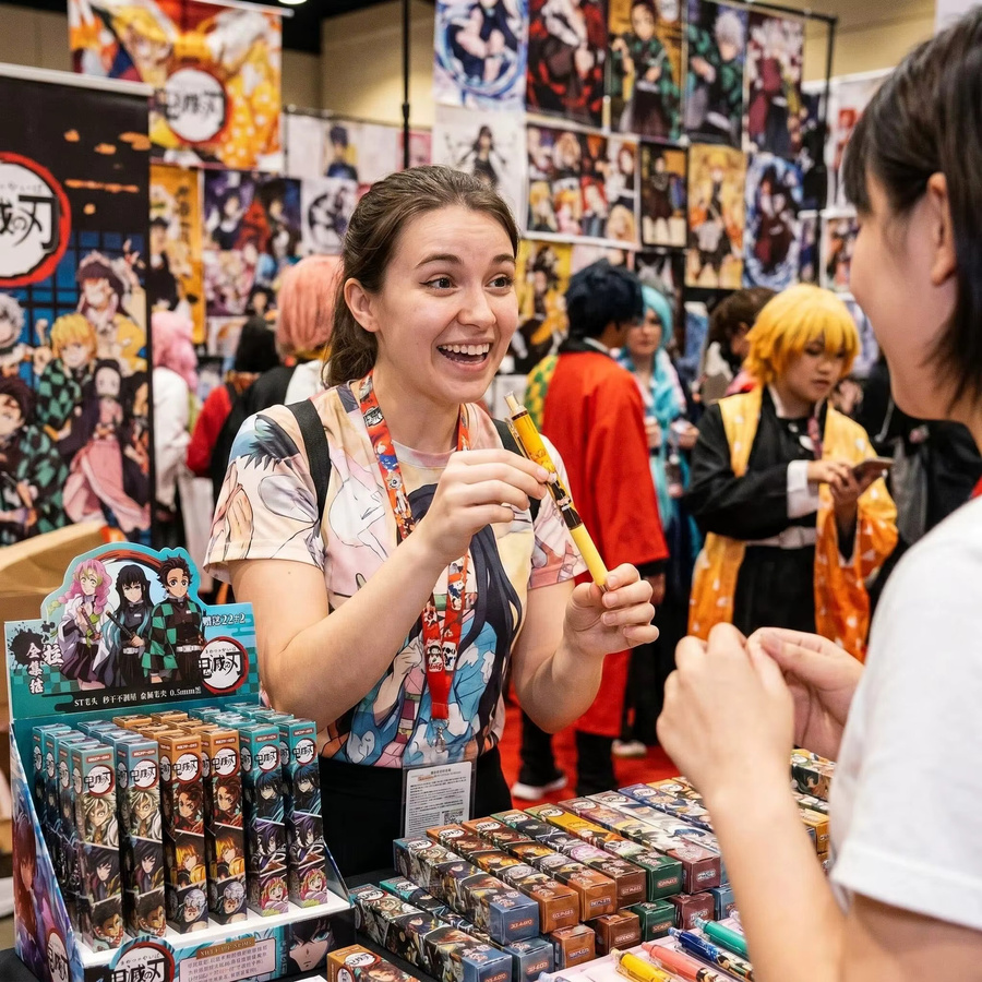Bandai Demon Slayer Anime Blindbox Gelstift in Mehrfarbig - Bild 2