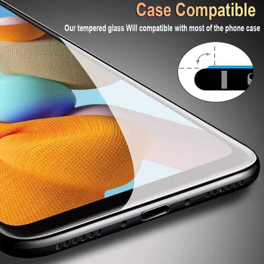 3er-Set Displayschutzfolie aus gehärtetem Glas für Samsung Galaxy A04, A04s, M04, F04, A11, M11, A13, A22, A23, A51, A52, A52s in Transparent - Bild 5