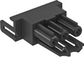 OBO Bettermann Buchsteil-Adapter BTA-SKS S1 gerade in Schwarz - Bild 1