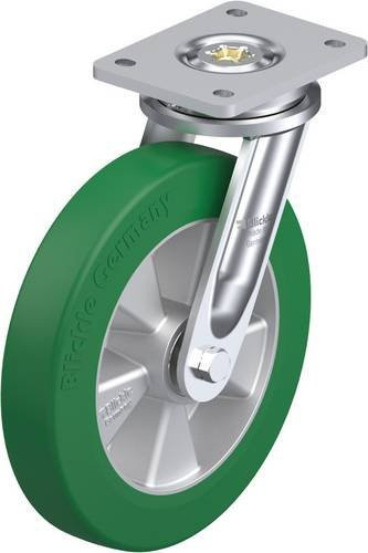 Blickle Lenkrolle LO-ALST 250K in Silber, Rad-Durchmesser: 25 cm, Tragfähigkeit: 850 kg - Bild 1