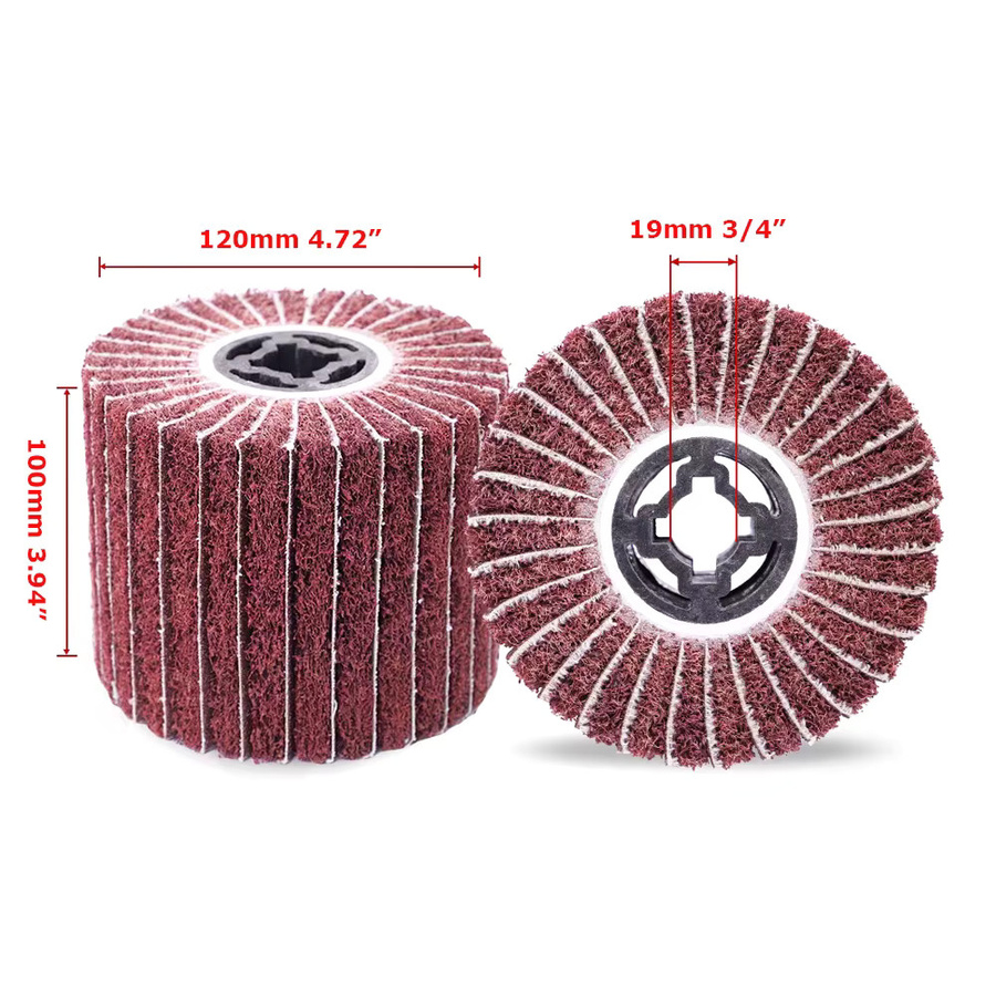 Remoba Trommelpolierscheibe für Edelstahl, Durchmesser: 120 mm, Breite: 100 mm, Höhe: 19 mm - Bild 2