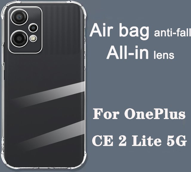 Transparente TPU Airbag-Schutzhülle für OnePlus Nord CE 2 Lite und Oppo K10X 5G, 6,59 Zoll, Modell CPH2409 - Bild 1