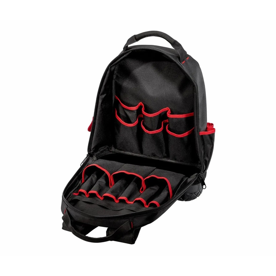 Parat BASIC Universal Werkzeugrucksack aus Nylon in Schwarz-Rot B: 36,0 cm, H: 43,0 cm, T: 15,0 cm - Bild 2