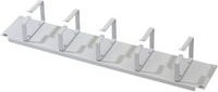 Digitus DN-19 ORG-2U Horizontale Rack-Kabelführungsplatte für 19 Zoll Netzwerkschränke, 2 HE, Grau - Bild 1