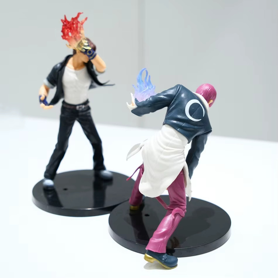 Bandai The King of Fighters Kyo Kusanagi Iori Yagami Asamiya Actionfiguren, PVC Modell, Bunt / Mehrfarbig - Bild 3