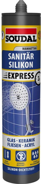 Soudal Sanitär Express Silikon Manhattan wasserdicht 300 ml - Bild 1