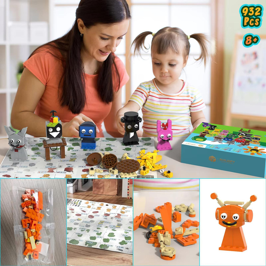 Linyi toy Sprunki Bausteinset farbenfroh 1-teiliges Set - Bild 3
