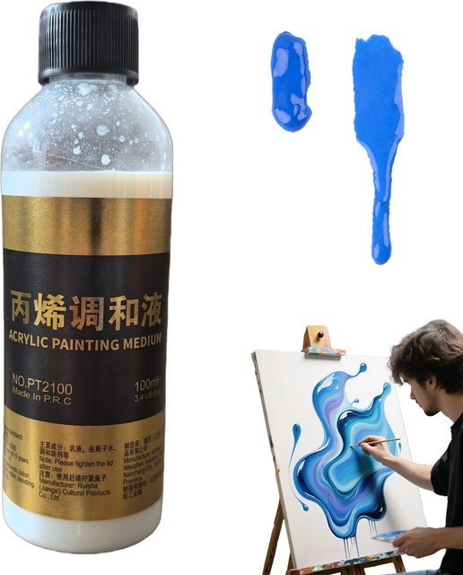 Chroma Acrylfarbe Transparent 100 ml Verdünnungsmittel für Acrylpigmente - Bild 1