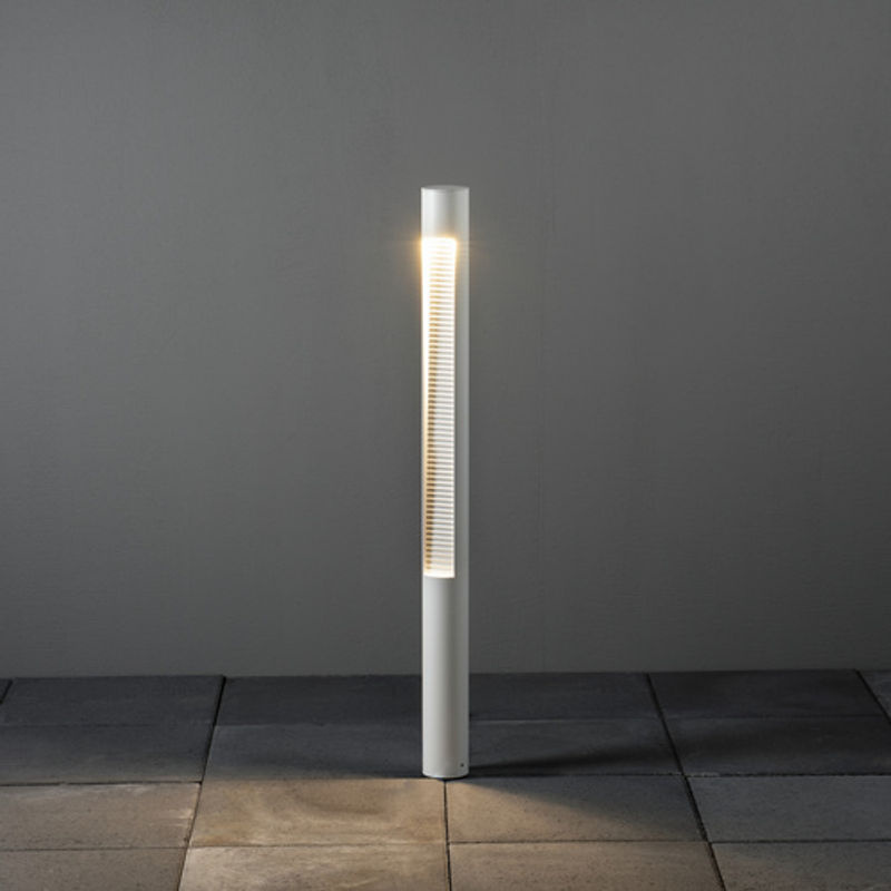 Konstsmide Udine Außenstandleuchte Weiß aus Aluminium mit LED 12W BxL: 97 x 7,5 cm - Bild 2