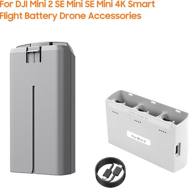 DJI Intelligent Flight Battery Ersatzakku mit 2400mAh für Mini 2 SE, Mini SE und Mini 4K in Grau - Bild 1
