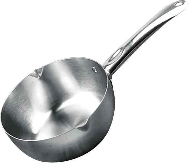 Multifunktionaler OutsideWorld Edelstahl Milchwärmer und Butterwärmer mit Antihaftbeschichtung, Grau, Durchmesser: 22 cm - Bild 1