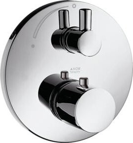 Hansgrohe Axor Uno UP-Thermostat Fertigmontageset mit Absperrventil in Chrom - Bild 1