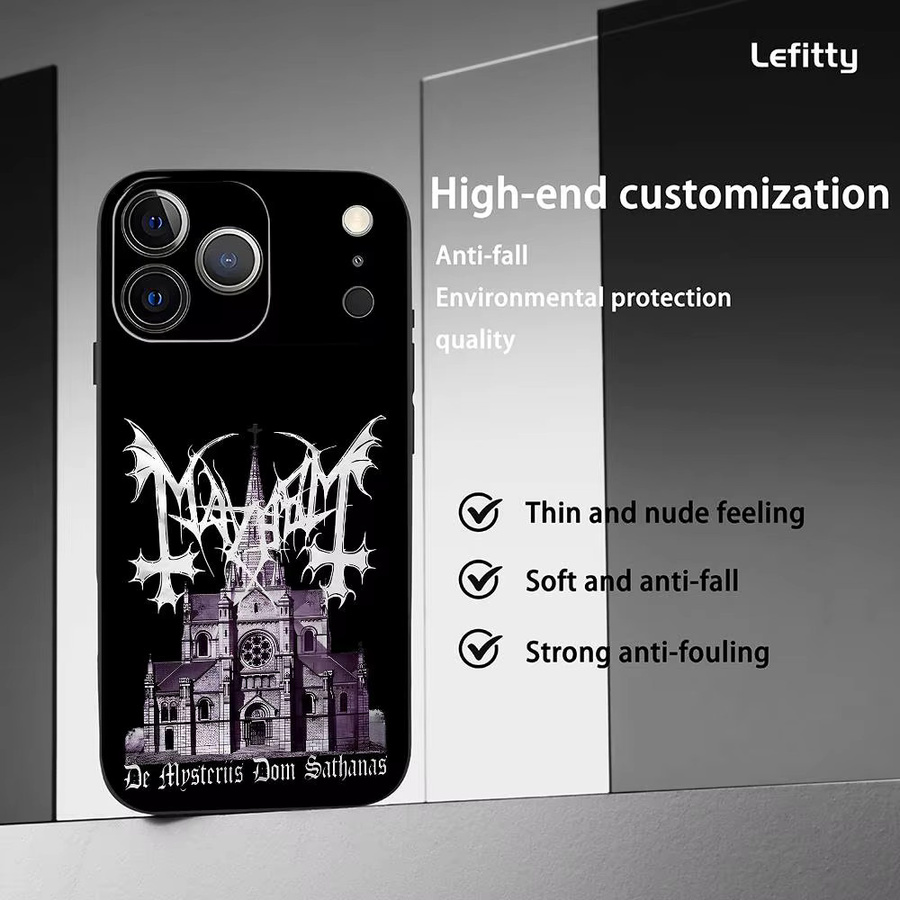 M-MAYHEM Pure Armageddon Soft Shell Handyhülle für iPhone 11 bis iPhone 17 Pro Max Plus Mini in Schwarz Frosted - Bild 2