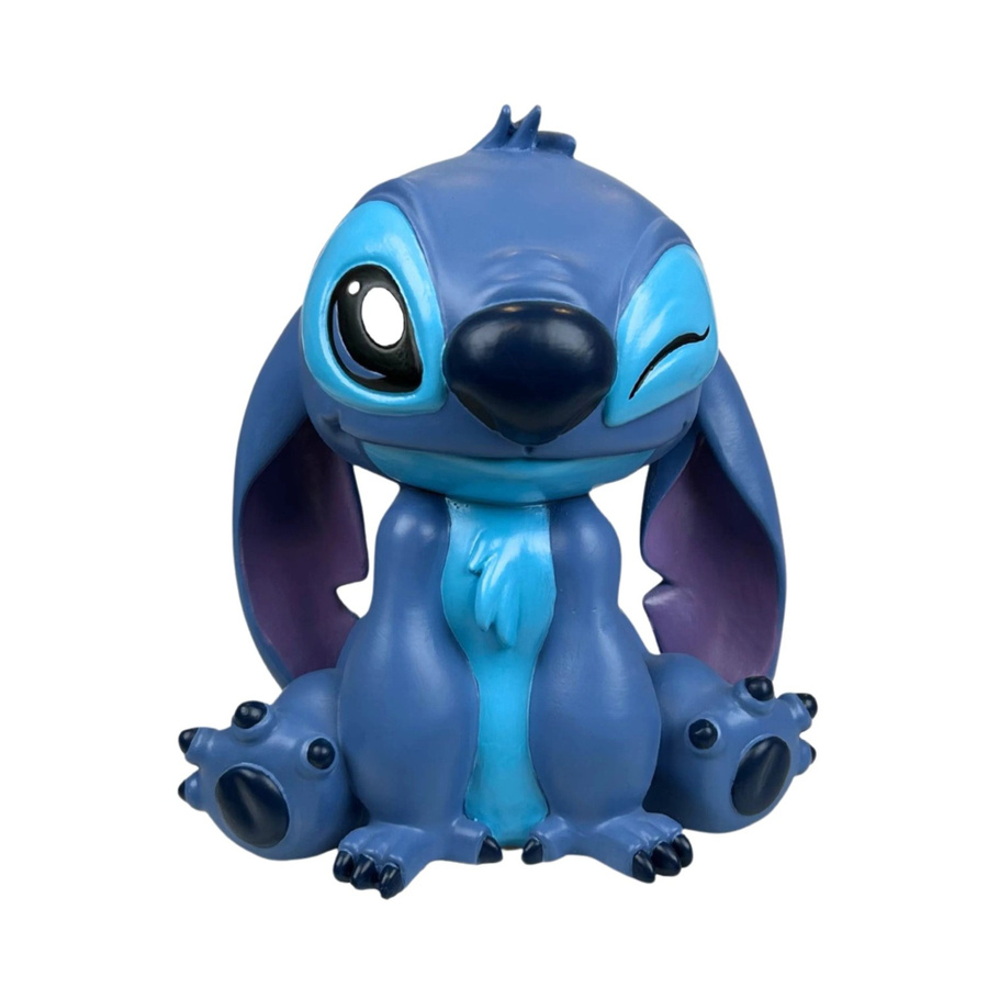 Disney Gartenfigur Stitch sitzend in Blau, Höhe: 20 cm - Bild 2