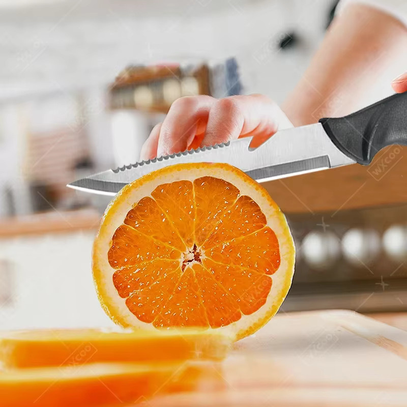 WXCOO Fischfiletmesser aus Edelstahl als ultrascharfes Ausbeinmesser und Mehrzweck-Fleischbeil für Sushi und Obst - Bild 3