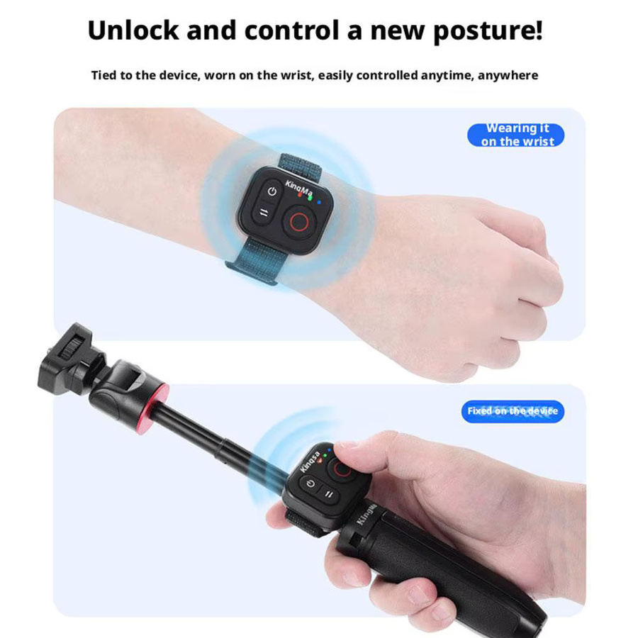 DJI Bluetooth-Fernbedienung für DJI Action 6, Action 5 Pro, Action 4 und OSMO 360 in Schwarz - Bild 4