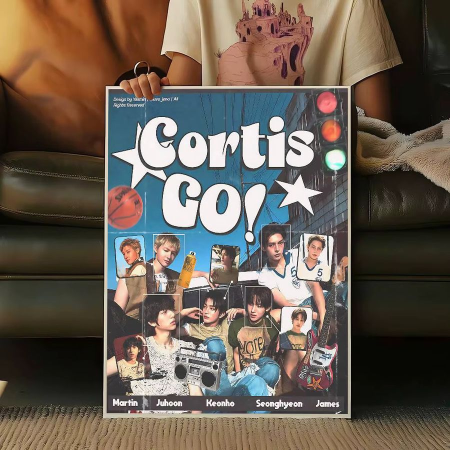 Potdemiel Kpop Musik Vintage DIY Sticky Poster für dein Zimmer, Bar oder Cafe zur Dekoration - Bild 3