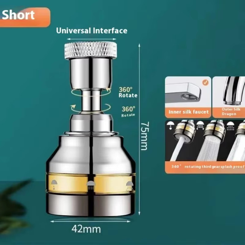 ZEXEF Abnehmbarer Küchenarmatur Extender als Wasserhahn Düsen-Adapter für deine Küchenutensilien - Bild 5