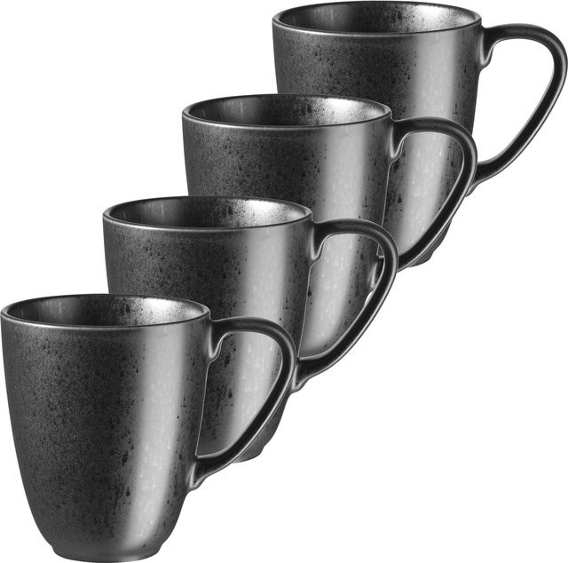 Mäser Kaffeebecher-Set Essential aus Steinzeug in Schwarz - Bild 1