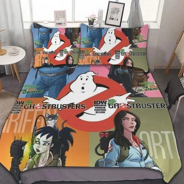 Bettwäsche-Set Ghostbusters von Lodestar mit Motiv-Print, Doppelbett-Bettwäsche aus Mikrofaser, B/H: 240 x 220 cm, Mehrfarbig - Bild 1