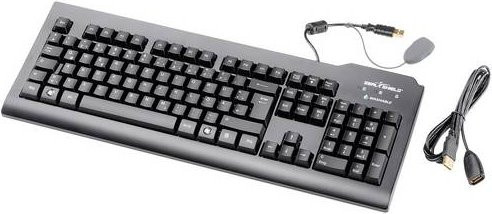 Siemens SPS-USB-Tastatur QWERTZ DE in Schwarz (6AV6881-0AU14-0AA0) - Bild 1