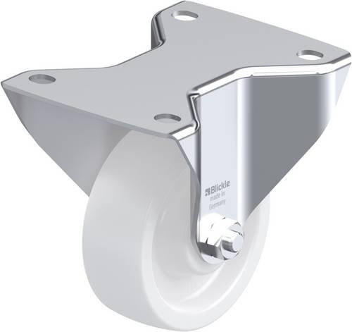 Blickle Bockrolle BK-SPO 100G-3 in Weiß mit 100 mm Rad-Durchmesser und 350 kg Tragfähigkeit - Bild 1