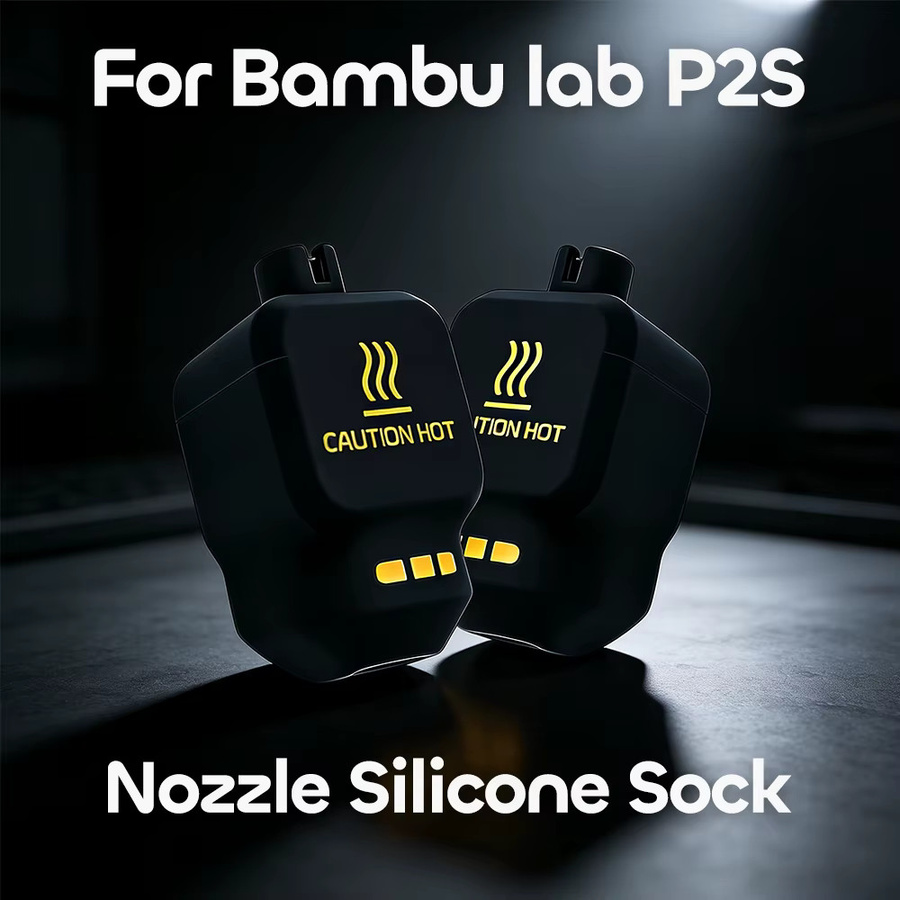 Bambu Lab Silikonsocke für P2S Düse als Hotend Schutzhülle in Schwarz - Bild 2