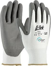 Montagehandschuh G-Tek 3RX 31-530R aus Nitril in Weiß-Grau, Größe 9, EN 388: 4 1 2 1 X - Bild 1