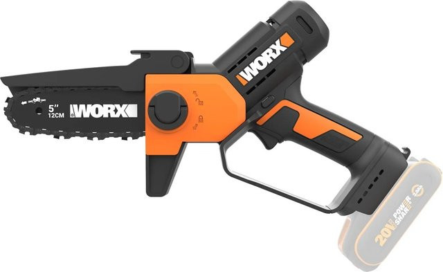 Worx WG326E.9 Einhand-Astsäge 20 V mit Worx Powershare in Schwarz-Orange ohne Akku und Ladegerät - Bild 1