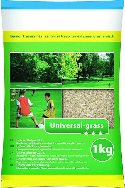 Universal-Rasensamen zur Bodendeckung für Frühjahr und Spätsommer, 1 kg - Bild 1