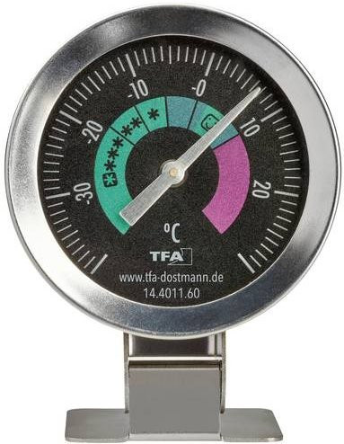 TFA Dostmann 14.4011.60 Kühl- und Gefrierschrank-Thermometer in Silber - Bild 1
