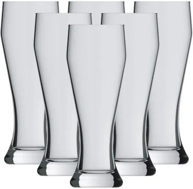 Pasabahce Ranft Weizenbierglas Set, transparent, 6er Set, 0,3 l - Bild 1