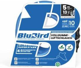 Riegler Werkstattschlauch-Set BluBird in Blau mit Sicherheitskupplung, Durchmesser: 20 mm, Länge: 5 m - Bild 1