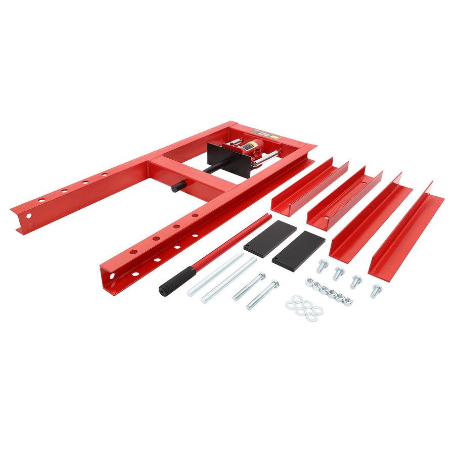 CNCEST Hydraulische Ladenpresse 6 Tonnen mit H-Rahmen und Pressplatten für Werkstatt und Garage - Bild 2