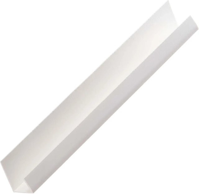 Protektor Einfassprofil 3741 aus PVC in Weiß für 12,5mm Gipskarton, Breite: 50 cm, Länge: 250 cm - Bild 1