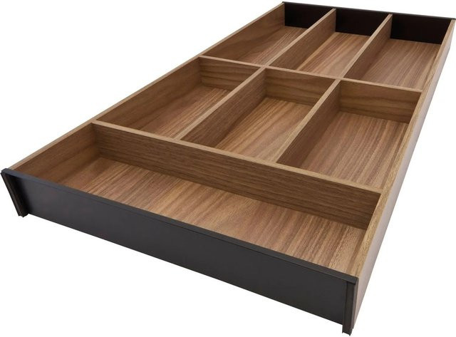 Blum Ambia-Line Besteckeinsatz Tennessee Nuss in Braun aus Holz und Stahl, B/T/H: 62,2 x 30,0 x 5,0 cm - Bild 1
