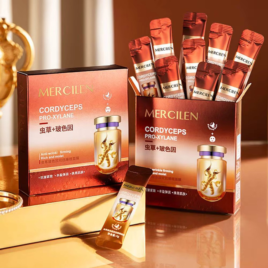 Mercilen Cordyceps Pro-Xylane Gesichtsmaske, 20 Stück - Bild 5