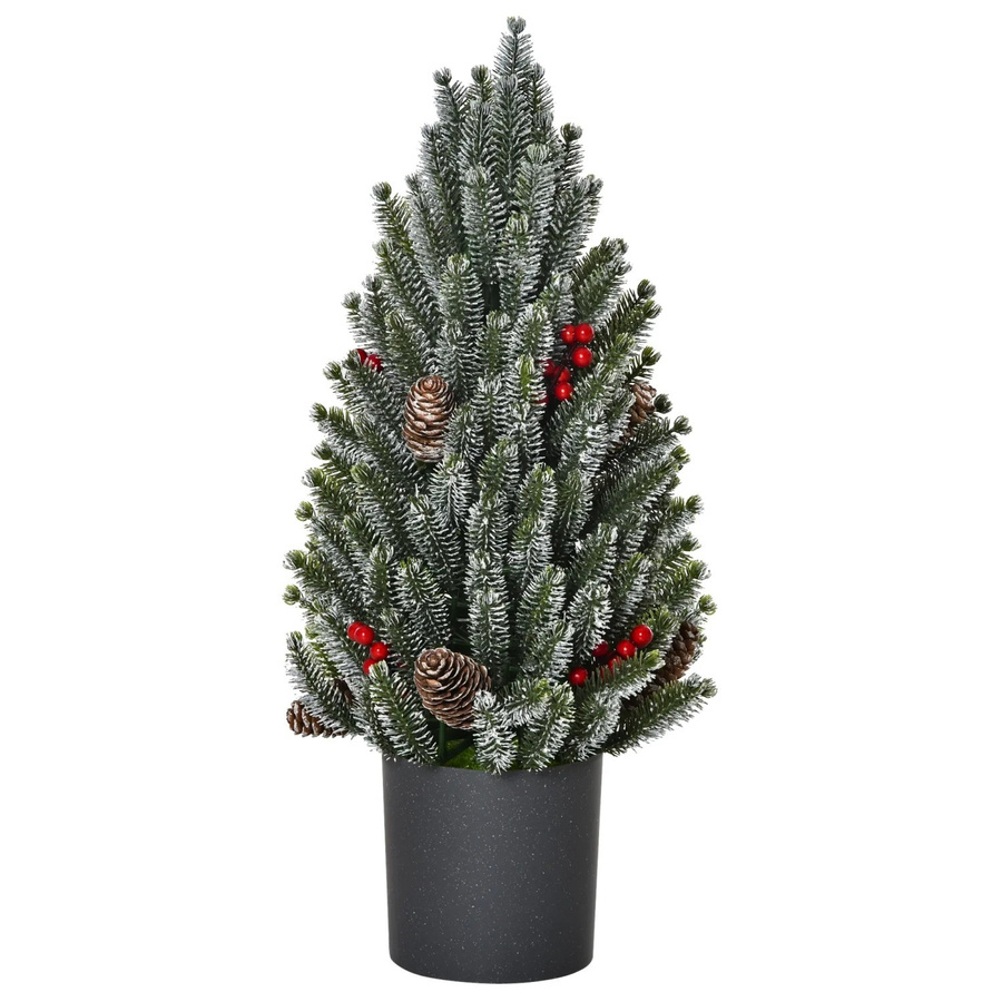 HOMCOM Künstlicher Weihnachtsbaum in Grün mit 170 Ästen, Tischmodell, Durchmesser: 27 cm, Höhe: 47 cm - Bild 2