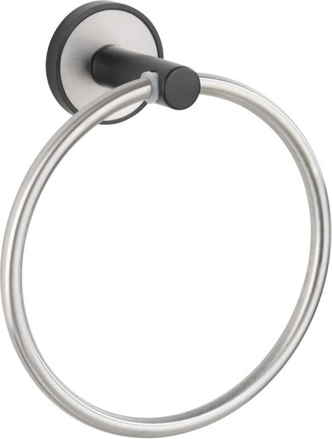 Wenko Handtuchring Udine aus Edelstahl in Silber Matt mit UV-Loc® - Bild 1