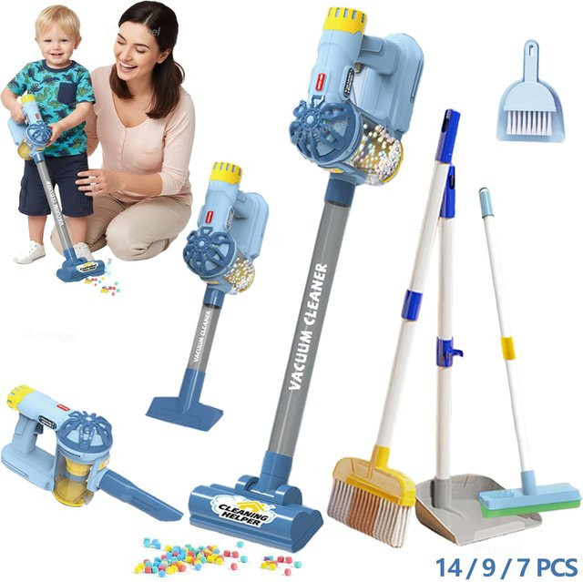 Chriyungel Kinder-Staubsauger-Spielzeug, elektrisch, Haushaltsreinigungsset - Bild 1