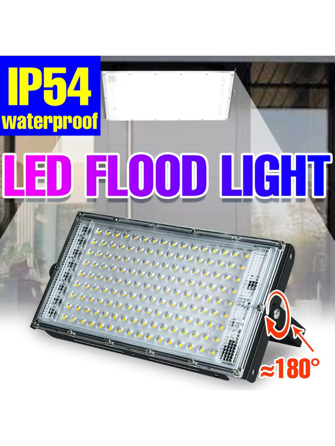 CanLing 200W LED-Flutlicht Reflektorstrahler IP65 wasserdicht in Schwarz für Garten und Außenbereich mit CCT-Funktion - Bild 7
