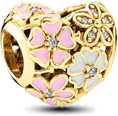 YIRAN Jewelry Charm, Messing, Gold, Perle, Zirkonia, Damen - Bild 1