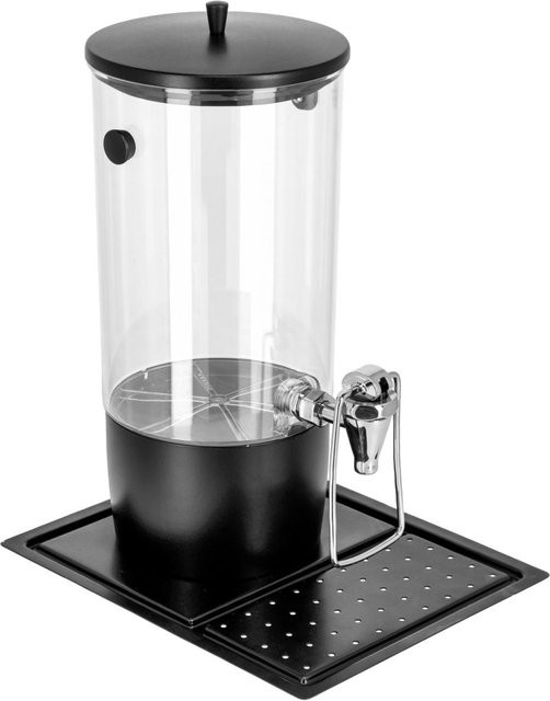 VEGA Saftspender Hampton Schwarz mit 2 Kühlakkus, GN 1/2, 4 l, B/T/H: 32,5 x 26,5 x 42 cm - Bild 1