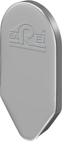 Sarei Ortblech-Abschlusskappe aus Aluminium in Braun, B/L: 40 x 125 mm - Bild 1