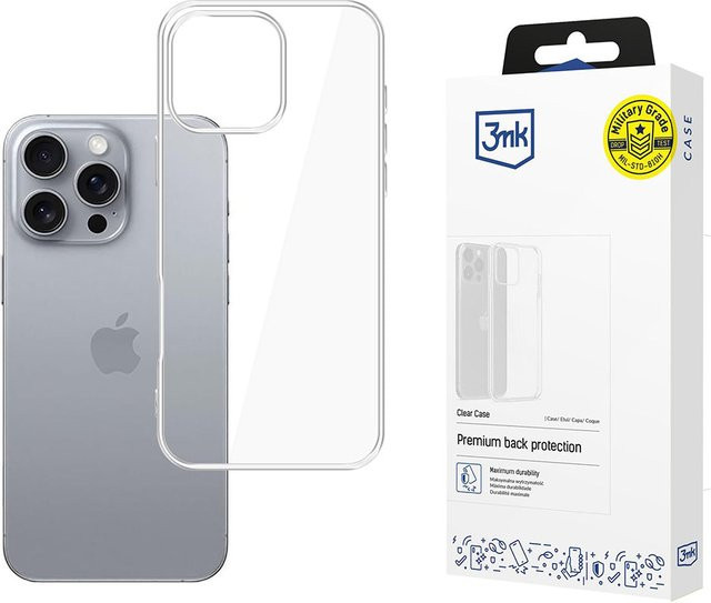 3MK Schutzhülle für Apple iPhone 16 Pro in Transparent - Bild 1