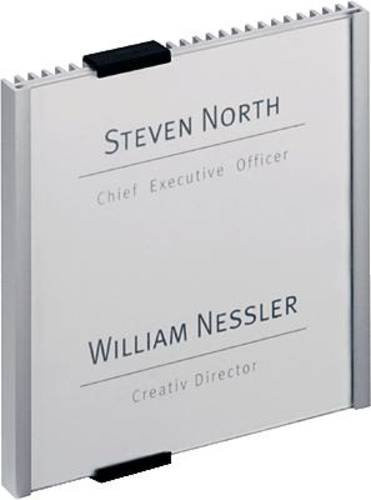 Durable Türschild INFO SIGN in Silber, B: 14,9 cm, H: 14,85 cm - Bild 1