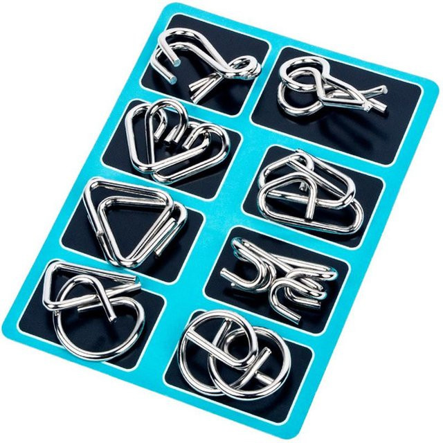 Wucifang Bags Montessori Puzzle Draht, 8-teiliges Set, ab 3 Jahre - Bild 1