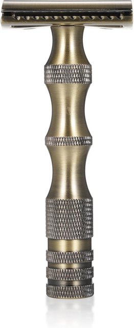 Igeteck Sicherheitsrasierer Vintage-Handrasierer, Bronze, Herren - Bild 1